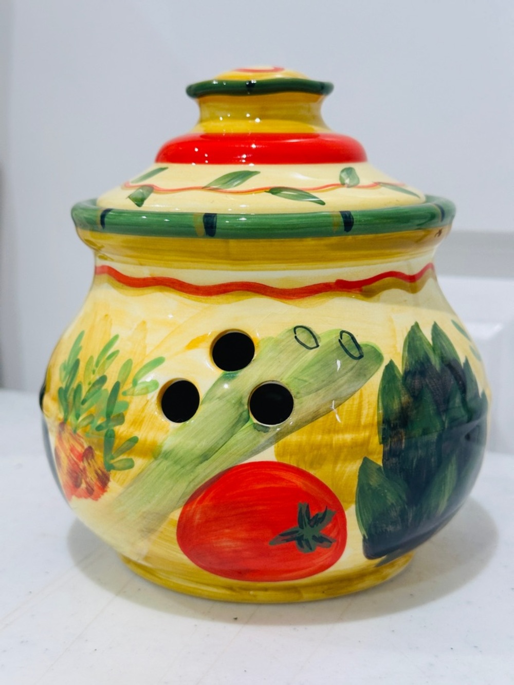 Certified International Tuscany Pamela Gladding Cookie Jar Canister Jar With Lid